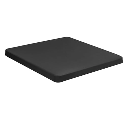 Elastische quadratische Tischdecke, quadratische Stretch-Tischdecke, Tischplattenabdeckung, langlebige Tischdecke, passende Tischdecke mit Gummizug for Esszimmer, Küche, Zuhause, Party(Black) von NTDMSFWM