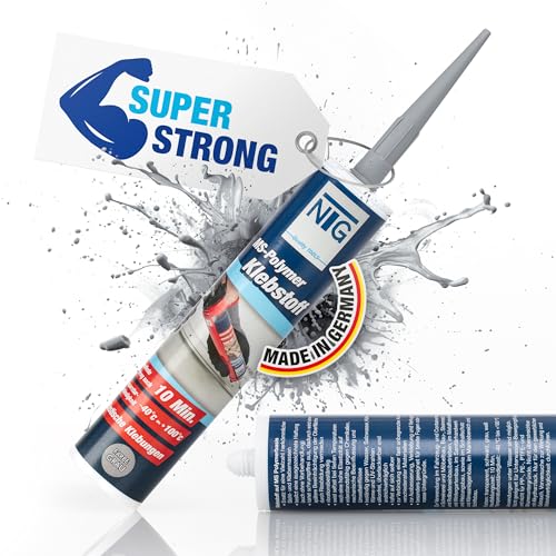 NTG Vinyltrimethoxysilan Kleber 290ml Baukleber Dichtstoff für Airlineschienen Made in Germany UV beständig Alleskleber Montagekleber Wasserkleber Karosseriekleber Kraftkleber Spezialkleber (2 Stück) NTG Vinyltrimethoxysilan Kleber 290ml Baukleber Dichtstoff für Airlineschienen Made in Germany UV beständig Alleskleber Montagekleber Wasserkleber Karosseriekleber Kraftkleber Spezialkleber (2 Stück) von NTG