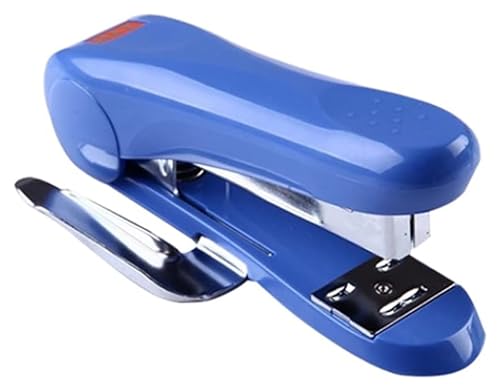 Hefter Kapazität 30 Blatt, Aufwandshefter für Bürozubehör und Haushaltswaren Geschenke für Studenten Standard Tacker Keine Stau (Color : Blue) von NTIYOU
