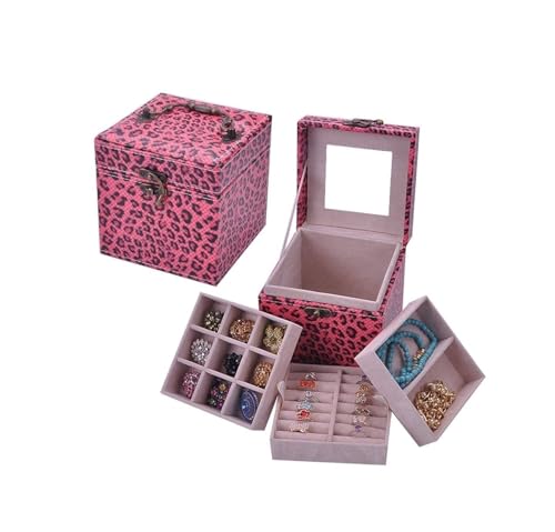 NTIYOU Schmuckschatullen Mit Retro-Griff, tragbarer Schmuck-Organizer-Halter, Schmuck-Organizer-Box for unterwegs Mutter NTIYOU Schmuckschatullen Mit Retro-Griff, tragbarer Schmuck-Organizer-Halter, Schmuck-Organizer-Box for unterwegs Mutter von NTIYOU