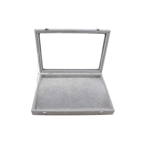 NTIYOU Schmuckschatullen Mit durchsichtigem Deckel Eissamt Schmuck Aufbewahrungsbox Glas Schmuck Vitrine Shop Schaufenster Box Mutter NTIYOU Schmuckschatullen Mit durchsichtigem Deckel Eissamt Schmuck Aufbewahrungsbox Glas Schmuck Vitrine Shop Schaufenster Box Mutter von NTIYOU