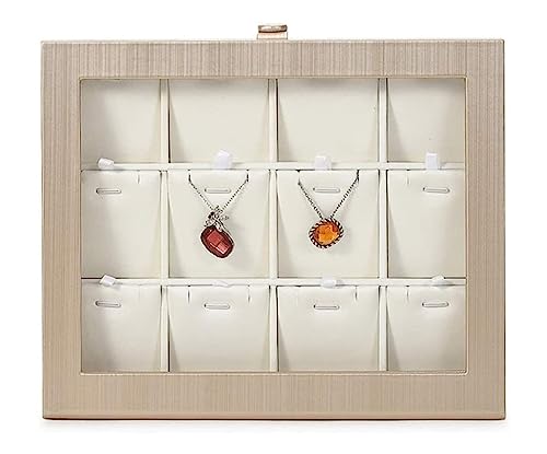 NTIYOU Schmuckschatullen Mit transparentem PET-Deckel und Metallknöpfen, Ringe, Ohrringe, Halskette, Schmuck Mutter NTIYOU Schmuckschatullen Mit transparentem PET-Deckel und Metallknöpfen, Ringe, Ohrringe, Halskette, Schmuck Mutter von NTIYOU