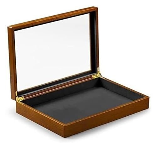 NTIYOU Schmuckschatullen Schmuck-Organizer-Box aus massivem Holz, multifunktionale Aufbewahrungsbox for Schmuck, Halsketten, Anhänger, Ringe, Aufbewahrungsbox, Schmucketui Mutter(Noir) von NTIYOU