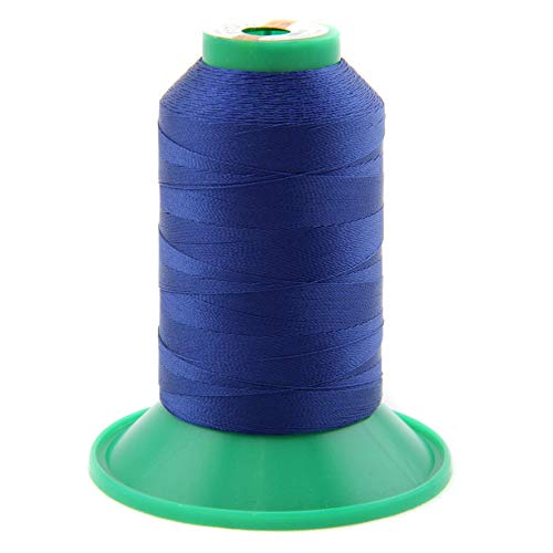 NTS Nähtechnik 1000m Nähgarn, Ledergarn 60, Farbauswahl, Filament Garn für Leder (Blau) von nts Nähtechnik