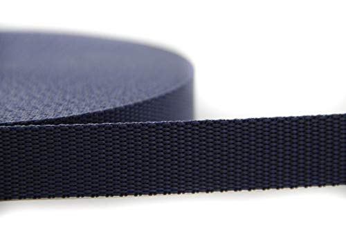NTS-Nähtechnik 25m Gurtband aus 100% Polypropylen (dunkelblau, 30) von NTS-Nähtechnik
