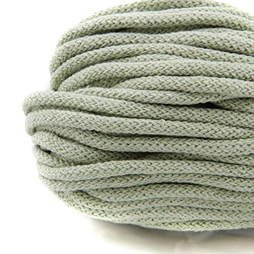 nts Nähtechnik 6mm 50m Baumwollkordel Kordel Seil in vielen Farben (mintgrün) von nts Nähtechnik