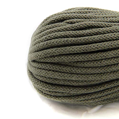 nts Nähtechnik 6mm 50m Baumwollkordel Kordel Seil in vielen Farben (olivgrün) von nts Nähtechnik