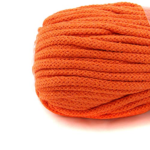 nts Nähtechnik 6mm 50m Baumwollkordel Kordel Seil in vielen Farben (orange) von nts Nähtechnik