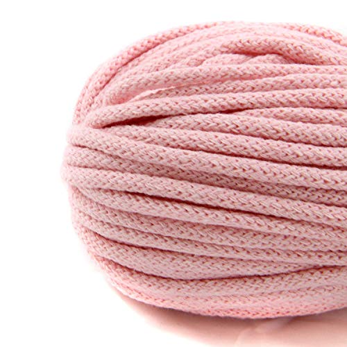 nts Nähtechnik 6mm 50m Baumwollkordel Kordel Seil in vielen Farben (rosa) von nts Nähtechnik