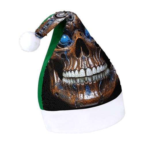 NTVOWPZO Glitzernde Weihnachtsmütze für Erwachsene, Weihnachtsmannmütze, Augen, Totenkopf, glänzende Pailletten, Weihnachtsmütze für Weihnachten, Neujahr, Party, Kopfbedeckung NTVOWPZO Glitzernde Weihnachtsmütze für Erwachsene, Weihnachtsmannmütze, Augen, Totenkopf, glänzende Pailletten, Weihnachtsmütze für Weihnachten, Neujahr, Party, Kopfbedeckung von NTVOWPZO