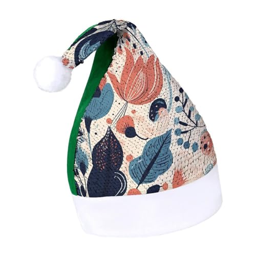 NTVOWPZO Glitzernde Weihnachtsmütze für Erwachsene, Weihnachtsmannmütze, Blumenformen, glänzende Pailletten, Weihnachtsmütze für Weihnachten, Neujahr, Party, Kopfbedeckung NTVOWPZO Glitzernde Weihnachtsmütze für Erwachsene, Weihnachtsmannmütze, Blumenformen, glänzende Pailletten, Weihnachtsmütze für Weihnachten, Neujahr, Party, Kopfbedeckung von NTVOWPZO