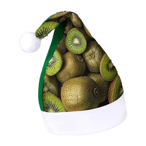 NTVOWPZO Glitzernde Weihnachtsmütze für Erwachsene, Weihnachtsmannmütze, Kiwis, glänzende Pailletten, Weihnachtsmütze für Weihnachten, Neujahr, Party, Kopfbedeckung NTVOWPZO Glitzernde Weihnachtsmütze für Erwachsene, Weihnachtsmannmütze, Kiwis, glänzende Pailletten, Weihnachtsmütze für Weihnachten, Neujahr, Party, Kopfbedeckung von NTVOWPZO