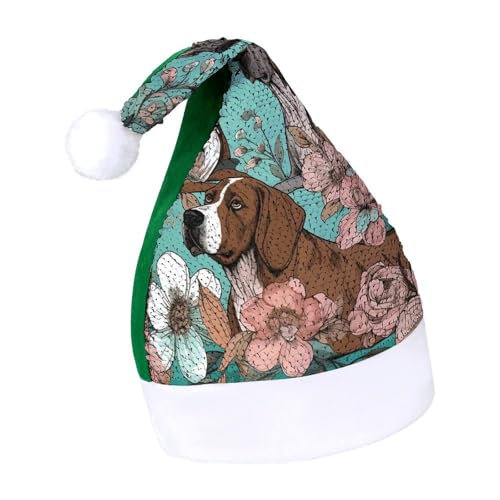 NTVOWPZO Glitzernde Weihnachtsmütze für Erwachsene, Weihnachtsmannmütze, Tier, glänzende Pailletten, Weihnachtsmütze für Weihnachten, Neujahr, Party, Kopfbedeckung NTVOWPZO Glitzernde Weihnachtsmütze für Erwachsene, Weihnachtsmannmütze, Tier, glänzende Pailletten, Weihnachtsmütze für Weihnachten, Neujahr, Party, Kopfbedeckung von NTVOWPZO