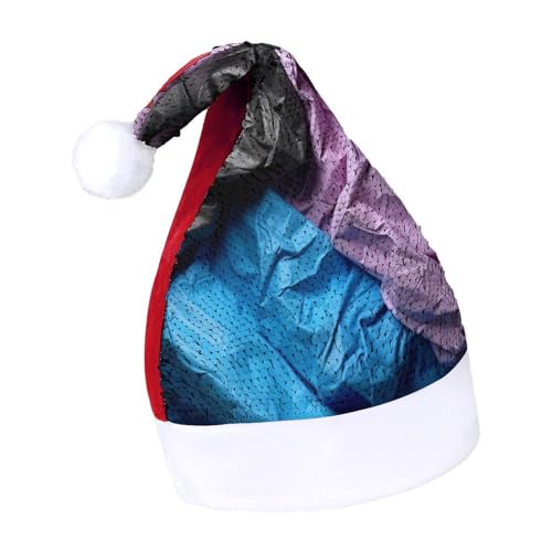 NTVOWPZO Glitzernde Weihnachtsmütze für Erwachsene, zerknittertes Papier, glänzende Pailletten, Weihnachtsmütze für Weihnachten, Neujahr, Party, Kopfbedeckung NTVOWPZO Glitzernde Weihnachtsmütze für Erwachsene, zerknittertes Papier, glänzende Pailletten, Weihnachtsmütze für Weihnachten, Neujahr, Party, Kopfbedeckung von NTVOWPZO