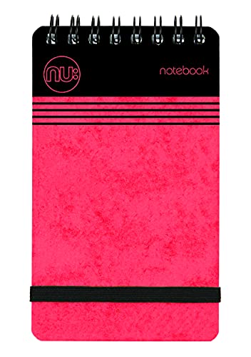 NU Notizbücher – Craze Cloud Range – A7 Notizbuch – Spiralbindung – Schreibwaren-Notizbücher – linierter Notizblock – 110 Seiten von NU