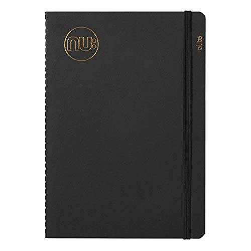 NU Notizbücher – Kraft Range – schwarzer genähter Rücken A4 – Schreibwaren-Notizbuch – Professioneller Notizblock – 80 Seiten NU Notizbücher – Kraft Range – schwarzer genähter Rücken A4 – Schreibwaren-Notizbuch – Professioneller Notizblock – 80 Seiten von NU