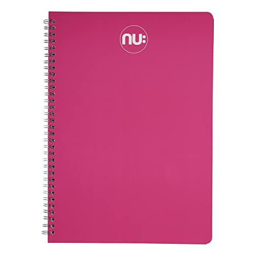 NU Notizbücher – Spectrum Autumnal Range – Mulburry Journal Notizbuch – Spiralbindung – A4 Notizblock – 150 Seiten von NU