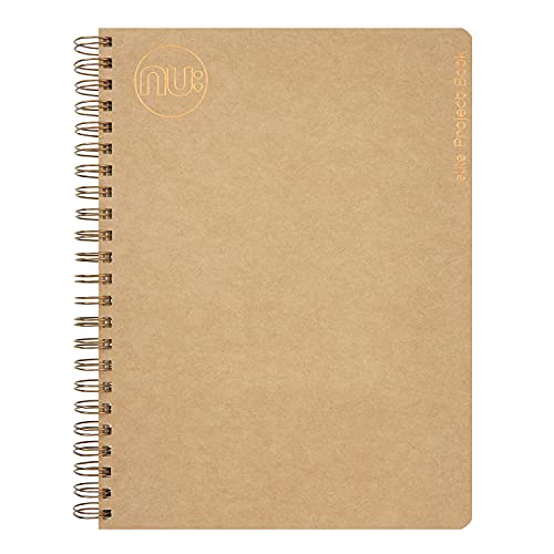 Nu Notizbücher – Kraft Range – Manilla Spiralbindung A5 Projektbuch – Schreibwaren Notizbücher – Professioneller Notizblock – 160 Seiten Nu Notizbücher – Kraft Range – Manilla Spiralbindung A5 Projektbuch – Schreibwaren Notizbücher – Professioneller Notizblock – 160 Seiten von NU
