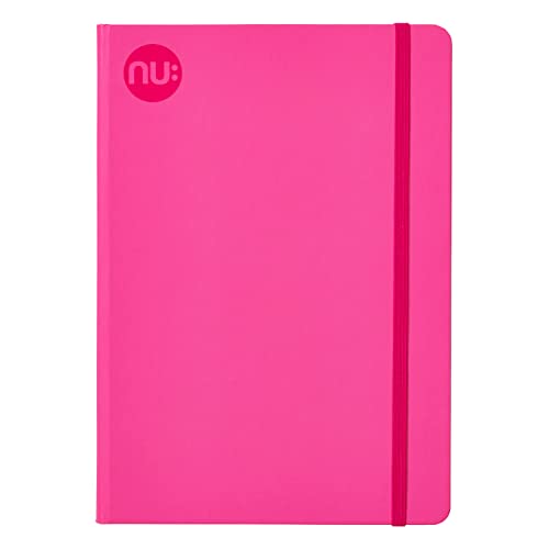 NU Notizbücher - Pink Journal - Spectrum Range - A5 liniertes Notizbuch - Tagesplaner - Notizblock - 160 Seiten von NU