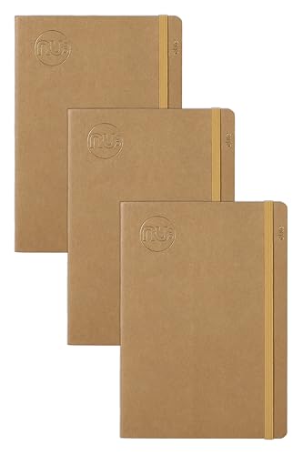 nu: Notizbücher – Kraft Range – Manilla genähter Rücken A6 Notizbuch – Schreibwaren-Notizbücher – professioneller Notizblock – Multipack mit 3 Stück nu: Notizbücher – Kraft Range – Manilla genähter Rücken A6 Notizbuch – Schreibwaren-Notizbücher – professioneller Notizblock – Multipack mit 3 Stück von NU