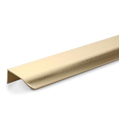 NUACOS Schrankgriffe Unsichtbare Möbelgriffe Moderne Küchengriffe Aluminium Schubladengriff Geschwungener Türgriff mit Schrauben für Küchenschränke Schublade,Gold,150mm/5.9in NUACOS Schrankgriffe Unsichtbare Möbelgriffe Moderne Küchengriffe Aluminium Schubladengriff Geschwungener Türgriff mit Schrauben für Küchenschränke Schublade,Gold,150mm/5.9in von NUACOS
