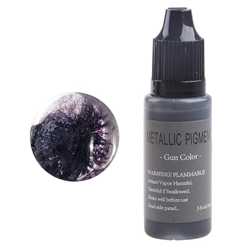 1 x Metallicalkohol-Pigment-Harzfarbe, lebendige Metallfarben, Tinte auf Alkoholbasis für Epoxidharz von NUEAYMS