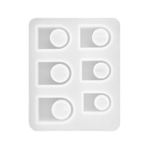 Epoxidharz-Silikonform mit 6 Mulden, Fingeranhänger, Silikon-Schmuckform, Epoxidharz für Schmuck von NUEAYMS