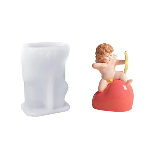 Herzform Mädchen - Elegante Seifenform aus lebensmittelechtem Silikon für Valentinstag, Hochzeit von NUEAYMS