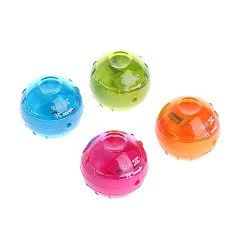 Niedlicher Mini-Bleistiftspitzer, 2,0 mm, Doppelloch, Schule, Büro, Schreibwaren, Buntstifte, zufällige Farbauswahl, 1 Stück Niedlicher Mini-Bleistiftspitzer, 2,0 mm, Doppelloch, Schule, Büro, Schreibwaren, Buntstifte, zufällige Farbauswahl, 1 Stück von NUEAYMS