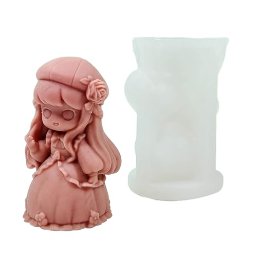 Silikonform für 3D-Prinzessinnen, Aromatherapie, Gips, Seife, Harz, Silikonformen für Epoxidharzguss Silikonform für 3D-Prinzessinnen, Aromatherapie, Gips, Seife, Harz, Silikonformen für Epoxidharzguss von NUEAYMS