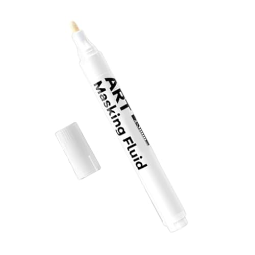 White Fluid Marker, weißer Acryl-Marker, 0,7 mm feine Spitze, 3,0 mm breite Spitze, für Steine, Keramik, Glas White Fluid Marker, weißer Acryl-Marker, 0,7 mm feine Spitze, 3,0 mm breite Spitze, für Steine, Keramik, Glas von NUEAYMS