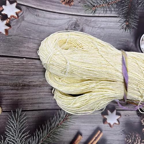 500g Sommer-Bast-Garn zum Häkeln, natürliche Papierstrohfäden, Kunsthandwerk für DIY-Stricken, Hut, Handtasche, Geldbörse, Korb, Rattan-Material 500g Sommer-Bast-Garn zum Häkeln, natürliche Papierstrohfäden, Kunsthandwerk für DIY-Stricken, Hut, Handtasche, Geldbörse, Korb, Rattan-Material von NUICH