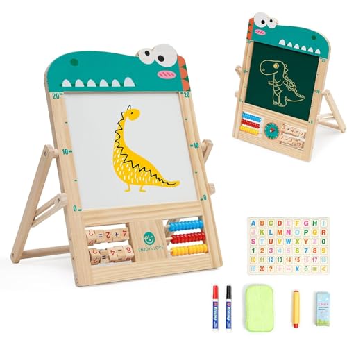 Staffelei für Kinder,Tischstaffelei aus Holz,Faltbare Doppelseitige Kunst Staffelei für Whiteboard und Kreidetafel,Reichhaltige Accessoires,Kunstspielzeug Geschenk für Kinder ab 3 Jahren Staffelei für Kinder,Tischstaffelei aus Holz,Faltbare Doppelseitige Kunst Staffelei für Whiteboard und Kreidetafel,Reichhaltige Accessoires,Kunstspielzeug Geschenk für Kinder ab 3 Jahren von NUKied