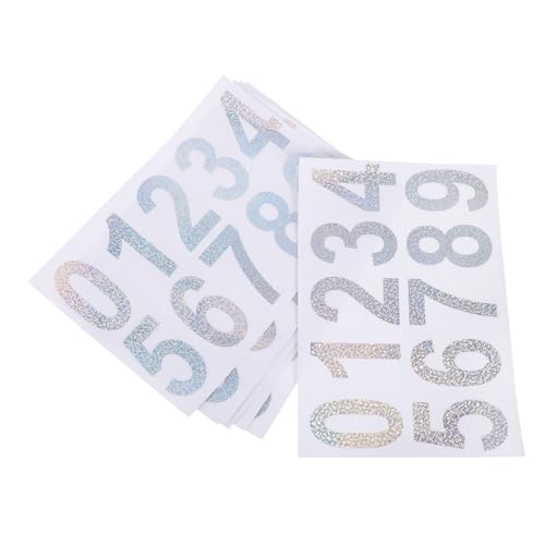 NULYLU 10 Sets Garagennummernschild Briefkastenaufkleber Nummernaufkleber Briefkastennummernaufkleber Reflektierende Zahlen Nummernaufkleber Für Briefkästen Wasserdichte Selbstklebende NULYLU 10 Sets Garagennummernschild Briefkastenaufkleber Nummernaufkleber Briefkastennummernaufkleber Reflektierende Zahlen Nummernaufkleber Für Briefkästen Wasserdichte Selbstklebende von NULYLU