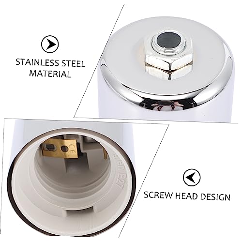NULYLU 2 Stück Schraubfassung Lampenhalter Deckenfassung Vintage Stil Industriell Teiliges Kompatibel mit LED Glühbirnen Robust und Leicht für DIY Beleuchtung und Ersatz von NULYLU