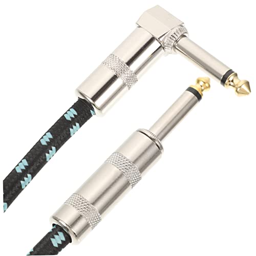 NULYLU 2 Stück Teiliges Gitarren Instrumentenkabel Stereo Audio Kabel mit Nylonmantel Professionelles Rauscharmes Verbindungskabel für Gitarre und Bass Blau NULYLU 2 Stück Teiliges Gitarren Instrumentenkabel Stereo Audio Kabel mit Nylonmantel Professionelles Rauscharmes Verbindungskabel für Gitarre und Bass Blau von NULYLU