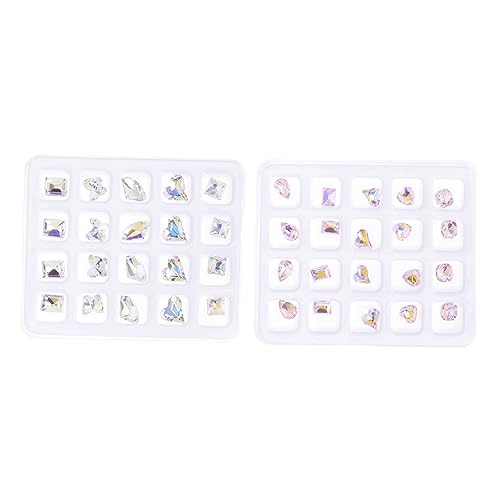 NULYLU 40 Teiliges Spezielles Diamant Set Mit Strasssteinen Für Nägel, Designperlen Für Nägel, Strasssteine Für Nägel, Nagel Chatms, Nagel Edelsteine, DIY Nagel Charm, Mini NULYLU 40 Teiliges Spezielles Diamant Set Mit Strasssteinen Für Nägel, Designperlen Für Nägel, Strasssteine Für Nägel, Nagel Chatms, Nagel Edelsteine, DIY Nagel Charm, Mini von NULYLU