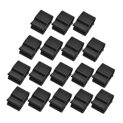 NULYLU 50 Stück Photovoltaik Panel Klemmen, Metalldraht Clips, Kabelklemmen, Anhängerrahmen Kabelklemme, Anhängerrahmen Draht Clips, Photovoltaik Kabel Clips, Metall Solarpanel Clips, von NULYLU