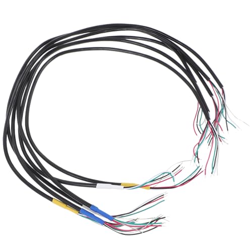 NULYLU 6 Stück Teiliges Gitarrenkabel Abgeschirmte Drahtverbindung für Gitarre mit Vieradriger für Verbesserte Klangqualität und Geräuschreduzierung und Langlebig von NULYLU
