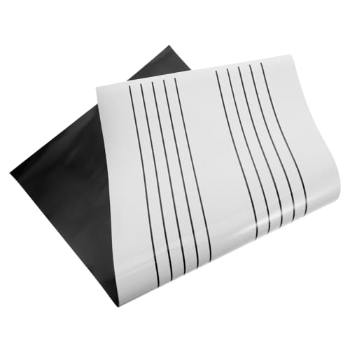 NULYLU Kleine Whiteboards, Magnetische Desktop Musik Whiteboards Für Studenten, Radiergummi, Magnetisches Whiteboard, Musiknotizbuch, Trocken Abwischbare Tafel Für Kinder, von NULYLU