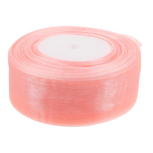 NULYLU Transparentes Organza Geschenkband Yards Leichtes Tüllband für DIY Bastelprojekte Hochzeitsdekoration Blumengestecke und Geschenkverpackungen Wiederverwendbares Chiffon rollband von NULYLU
