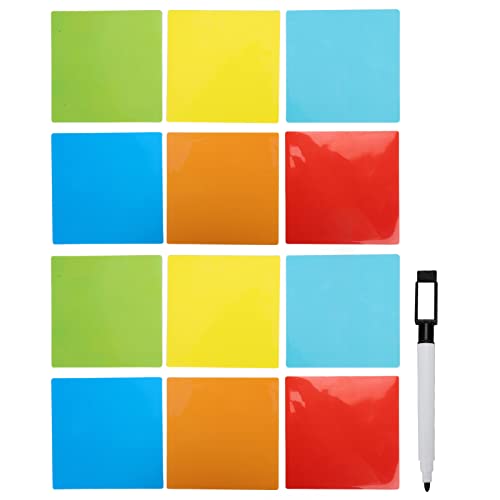 Dry -Löschen -Sticky -Noten - Wiederverwendbare Whiteboard -Etikett -Aufkleber mit Anti -Fleck -Haustierfilm für Memo, Erinnerung, Zeitplan für Glas, Kühlschrank, Laptop, Wand, von NUMNBE