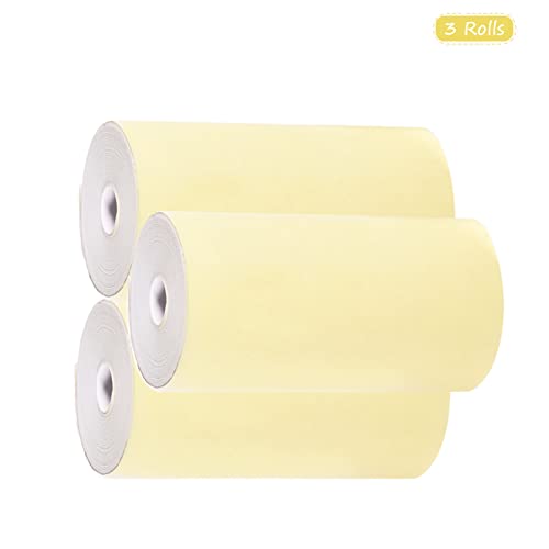 FARB-THERMOPAPIERROLLE 57 * 30MM (2,17 * 1,18IN), BON-REZEPT-FOTOPAPIER KLARE DRUCKE FÜR PERIPAGE A6-TASCHENTHERMODRUCKER FÜR PAPERANG P1/P2 MINI-FOTODRUCKER, 3 ROLLEN (3 Rolls) von NUMNBE