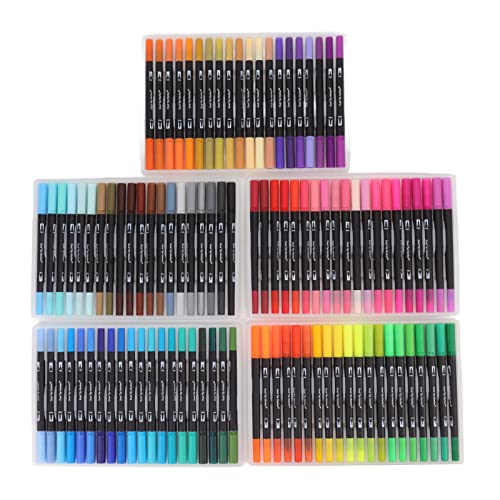 NUMNBE Dual -Tipp -Marker Set - 100 Farben Waschbar für kreative Projekte, Soft Tip -Design, ideal für Studenten und Kunstbegeisterte NUMNBE Dual -Tipp -Marker Set - 100 Farben Waschbar für kreative Projekte, Soft Tip -Design, ideal für Studenten und Kunstbegeisterte von NUMNBE