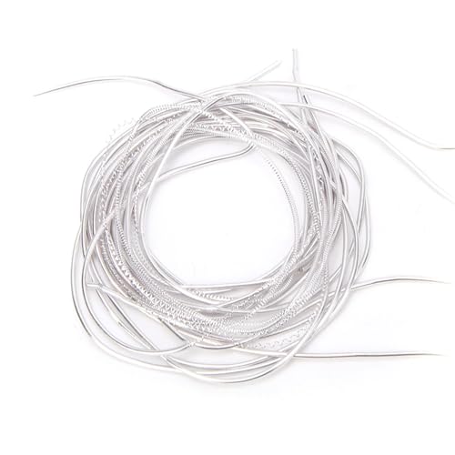 Stickgarn-Kupferdraht-Nähstich-Glanz 1,5 mm Dia. Manuelle DIY-Schnur für Heimdekoration (Sand Silver) von NUMNBE