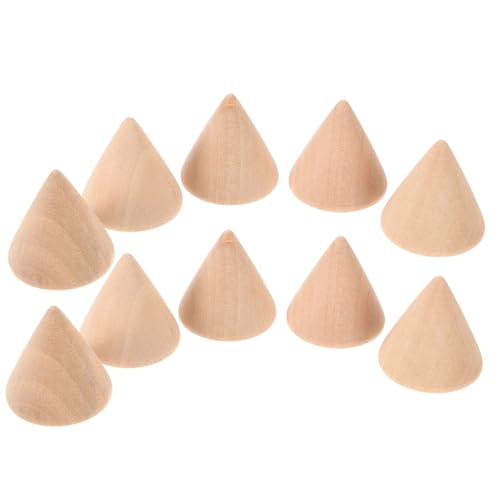 NUOBESTY 10 Stück Popcorn- – 3 1 Cm Große Bastelkegel – Holz-ornament Für Holzbearbeitungsprojekte NUOBESTY 10 Stück Popcorn- – 3 1 Cm Große Bastelkegel – Holz-ornament Für Holzbearbeitungsprojekte von NUOBESTY