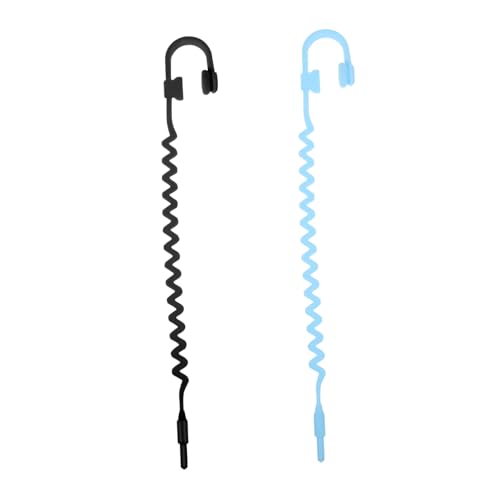 2 Stk Lesezeichen Kinderkopfhörer Buchordner für Kopfhörer Creative-Paging-Ordner Neuheit Buchmarker bookmarks book marks Etikett für Bücher kreatives Musik-Kopfhörer-Tag Kieselgel NUOBESTY von NUOBESTY