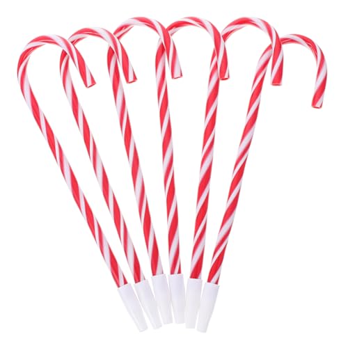 6 StüCke Zuckerstange Kugelschreiber Weihnachten Schreiben Stifte FüR Kinder Weihnachten Party Dekoration von NUOBESTY