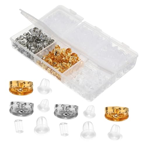 NUOBESTY 1 Box Ohrring Zubehör Ohrringe Ohrring Verschlüsse Ohrstecker Für Ohrlöcher Silikon Ohrring Verschlüsse Schmuckherstellungszubehör Klare Ohrring Verschlüsse Schmuckzubehör NUOBESTY 1 Box Ohrring Zubehör Ohrringe Ohrring Verschlüsse Ohrstecker Für Ohrlöcher Silikon Ohrring Verschlüsse Schmuckherstellungszubehör Klare Ohrring Verschlüsse Schmuckzubehör von NUOBESTY