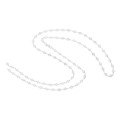 NUOBESTY 1 Kupferkette Schmuck Basteln Kupfer Schmuck modeschmuck kette Schmuck Herstellung Kette für Halsketten Charm Halskette Kette Schmuckzubehör Schmuckketten für Halsketten Silver von NUOBESTY